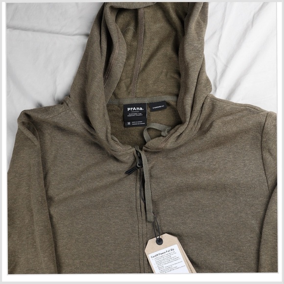 Prana Cardiff Fleece Full Zip Hoodie NWT $120 MSRP - Picture 2 of 4